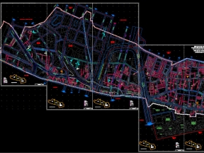 File cad Bản đồ Quy hoạch giao thông hẻm thuộc phường Tân Tạo