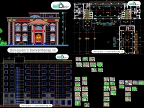 Bộ sưu tập 10 bản vẽ Autocad chung cư miễn phí mới nhất