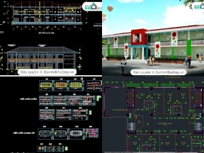 Bộ sưu tập 15 bản vẽ Autocad trường mầm non giá cực rẻ để tham khảo