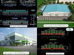 Bộ sưu tập 20 mẫu nhà xưởng công nghiệp có thiết kế độc đáo, kết cấu đạt tiêu chuẩn và đặc biệt hệ số an toàn cực lớn