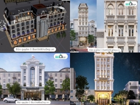 Bộ sưu tập 3dsmax dựng 7 mẫu thiết kế khách sạn hot nhất