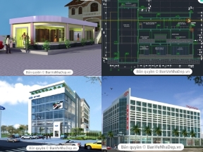 Bộ sưu tập 4 bản vẽ AutoCAD showroom cực kì chất lượng, rất thích hợp để các bạn lưu lại tham khảo