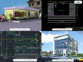 Bộ sưu tập 4 bản vẽ AutoCAD thiết kế showroom cửa hàng được bạn đọc quan tâm nhiều