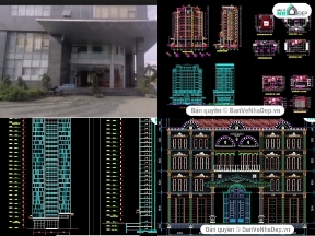 Bộ sưu tập 4 bản vẽ Autocad văn phòng miễn phí hot nhất