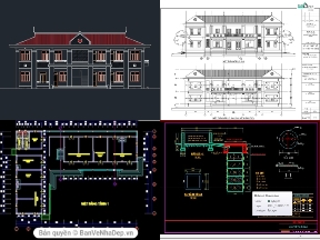 Bộ sưu tập 5 bản vẽ Autocad trạm y tế xu hướng mới 2020