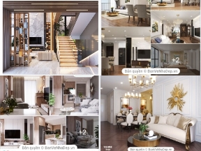 Bộ sưu tập 5 mẫu 3DMax nội thất chung cư mới nhất 2020