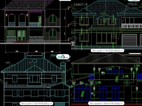 Bộ sưu tập 5 mẫu nhà Biệt Thự 2 tầng mái thái cực chất lượng, chia sẻ miễn phí để mọi người tham khảo