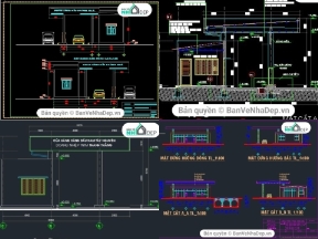 Bộ sưu tập 6 bản vẽ AutoCAD cửa hàng xăng dầu cực hot được bạn đọc tham khảo nhiều trên trang