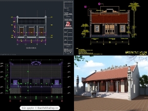 Bộ sưu tập 6 bản vẽ Full Kiến Trúc, Kết Cấu nhà thờ họ mới