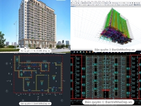 Bộ sưu tập 7 bản vẽ Autocad chung cư mới hiện nay