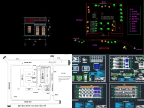 Bộ sưu tập 7 bản vẽ Autocad trường tiểu học mới 2020