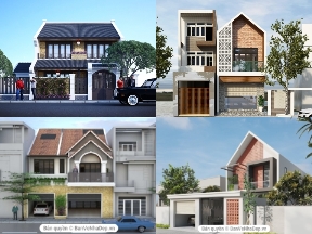 Bộ sưu tập 8 mẫu thiết kế nhà phố 2 tầng hot nhất 2020