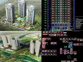 Bộ sưu tập Bộ 10 file cad chung cư download nhiều 2019