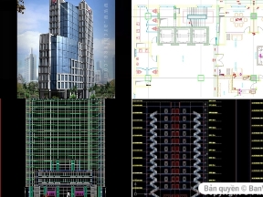 Bộ sưu tập Bộ 18 bản vẽ Autocad văn phòng siêu rẻ