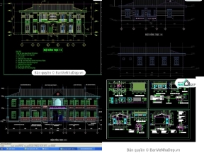 Bộ sưu tập Bộ 6 file Autocad trạm y tế được thi công nhiều