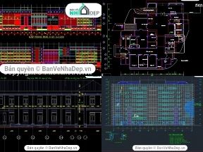 Bộ sưu tập Bộ 8 bản vẽ Cad bệnh viện đồng giá 10k + giảm 10%