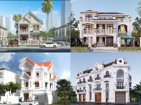 Bộ sưu tập Bộ sưu tập model sketchup các mẫu biệt thự phong cách tân cổ điển