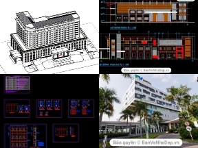 Bộ sưu tập Chọn lọc 8 bản vẽ Autocad bệnh viện chất nhất