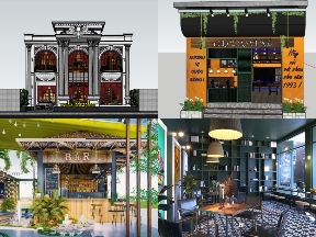 Bộ sưu tập Tổng hợp 11 file sketchup cửa hàng, quán cafe được dựng hình phối cảnh chi tiết nội và ngoại thất