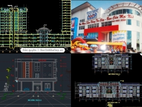 Bộ sưu tập Tổng hợp 6 bản vẽ AutoCAD siêu thị được bạn đọc tham khảo nhiều