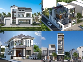 Bộ sưu tập Tổng hợp file sketchup mẫu biệt thự nhà phố hiện đại