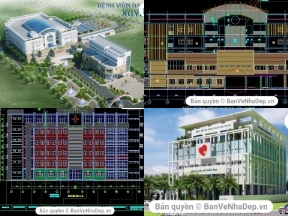 Bộ sưu tập Top 10 bản vẽ Autocad bệnh viện hot nhất 2019