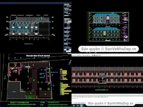 Bộ sưu tập Top 6 bản vẽ Autocad trường tiểu học chất lượng nhất 2019