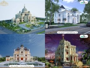 Bộ sưu tập Top 8 mẫu lâu đài dinh thự thiết kế bằng 3dsmax nguy nga tráng lệ nhất hiện nay