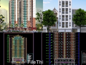 Bộ sưu tập Trọn bộ 10 bản vẽ Autocad chung cư chất lượng nhất