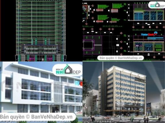 10 file Autocad văn phòng Hot 2019