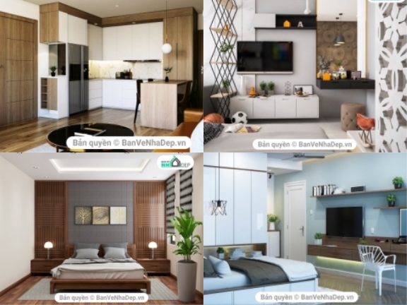 15 Model Su thiết kế nội thất căn hộ chung cư