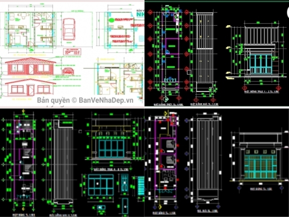 6 file cad nhà cấp 4 miễn phí cực hữu ích