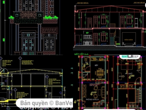 Miễn phí trọn bộ 6 mẫu thiết kế nhà phố 2 tầng hiện đại tại banvenhadep.vn