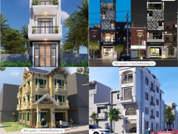 Phối cảnh ngoại thất nhà phố với 6 mẫu đẹp nhất hiện nay