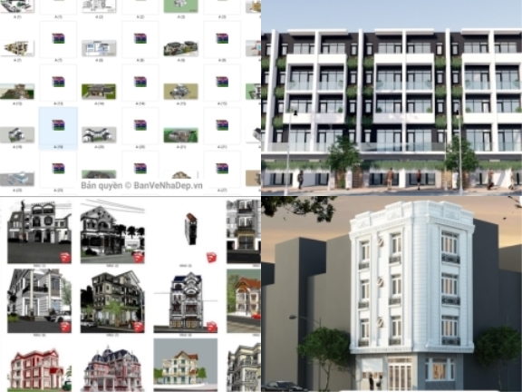 Tổng hợp 4 mẫu thiết kế ngoại thất nhà phố biệt thự hot nhất 2020