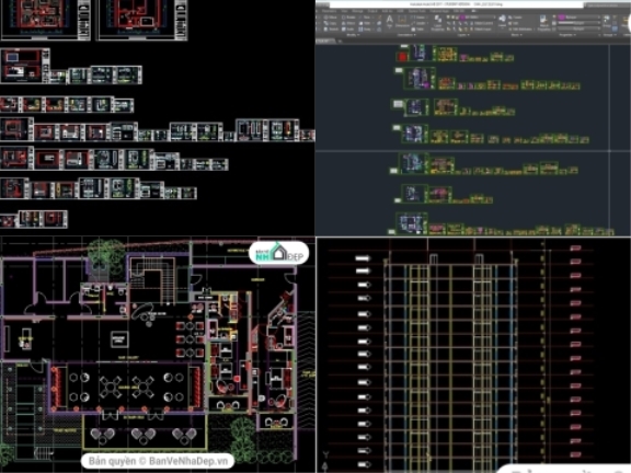 Top 4 bản vẽ Autocad nội thất chung cư được áp dụng nhiều