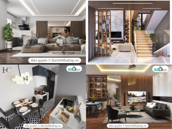Top 4 mẫu 3DMax nội thất chung cư siêu chất lượng