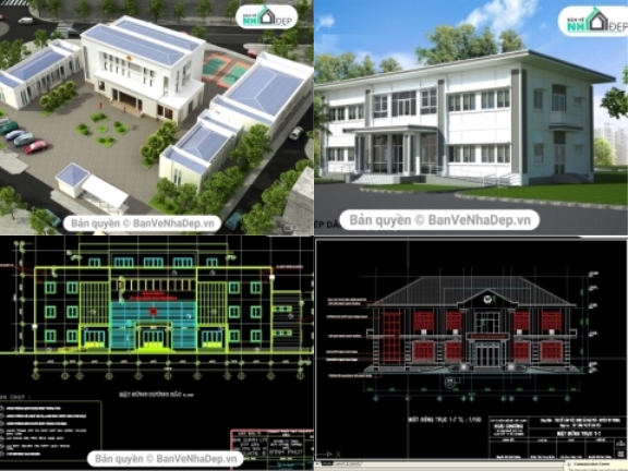 Top 5 bản vẽ Autocad ủy ban nhân dân tải nhiều