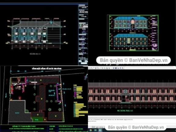 Top 6 bản vẽ Autocad trường tiểu học chất lượng nhất 2019