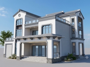 .skp villa nghỉ dưỡng 3 tầng 13x17m
