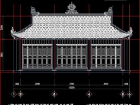 Autocad bản vẽ kiến trúc tôn tạo tu bổ tòa hậu cung xã Quảng Phú-Lương Tài-Bắc Ninh