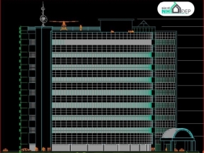 Autocad dự án bệnh viện quốc tế Hoa Kỳ tại Hà Nội bao gồm kiến trúc + điện nước