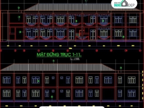 Autocad kiến trúc tổng thể trường mẫu giáo Phú Thịnh (kèm dự án và thuyết minh)