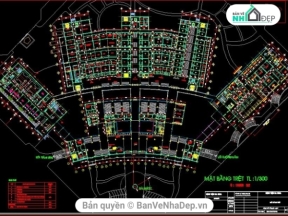 Autocad thiết kế bản vẽ mặt bằng kiến trúc bệnh viện phụ sản trung ương TP Hà Nội
