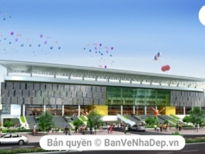 Autocad thiết kế kiến trúc sân vận động 20.000 chỗ Hòa Xuân - Đà Nẵng