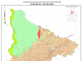 Bản đồ quy hoạch huyện đắk mil, đắk nông mới nhất