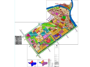 Bản đồ quy hoạch phân khu thị trấn Quảng Hà thuộc Khu D Khu kinh tế cửa khẩu Móng Cái