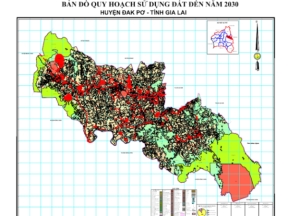 Bản đồ quy hoạch sử dụng đất huyện đăk pơ, gia lai đến năm 2030