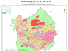 Bản đồ quy hoạch sử dụng đất huyện diên khánh, khánh hòa mới nhất