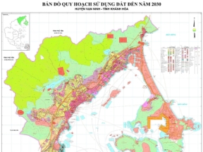 Bản đồ quy hoạch sử dụng đất huyện vạn ninh, khánh hòa